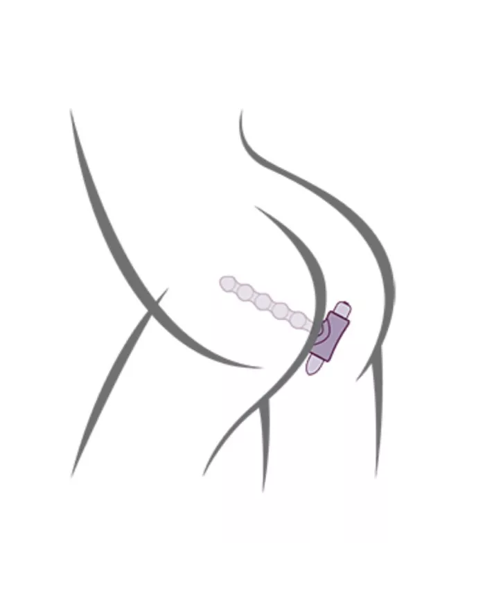 ROCKS-OFF - PETITE SENSATIONS PERLES ANAL PLUG VIBRATEUR NOIR ROCKS-OFF - PETITE SENSATIONS PERLES ANAL PLUG VIBRATEUR NOIR