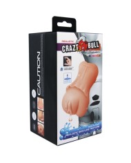 CRAZY BULL - MASTURBADEUR VAGIN PEAU D'EAU AVEC BALLE VIBRANTE 2