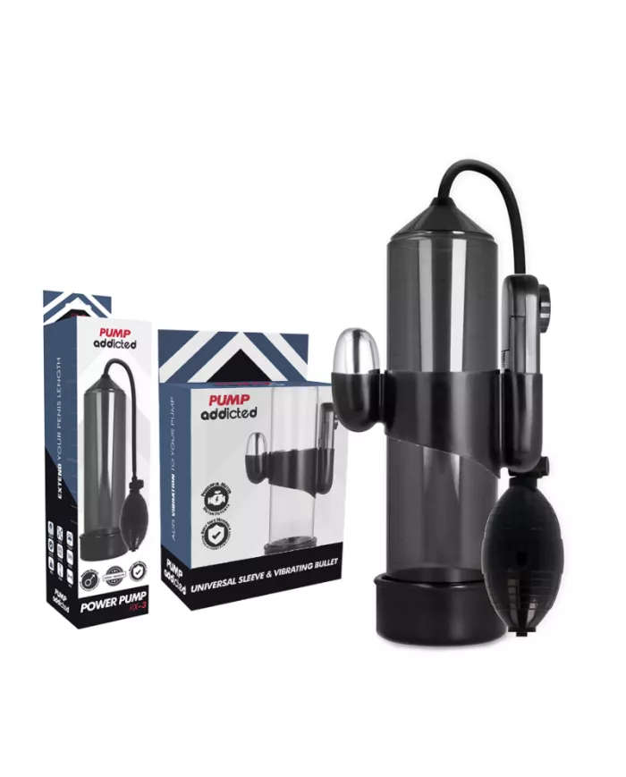 PUMP ADDICTED - VIBRATEUR RX3 NOIR
