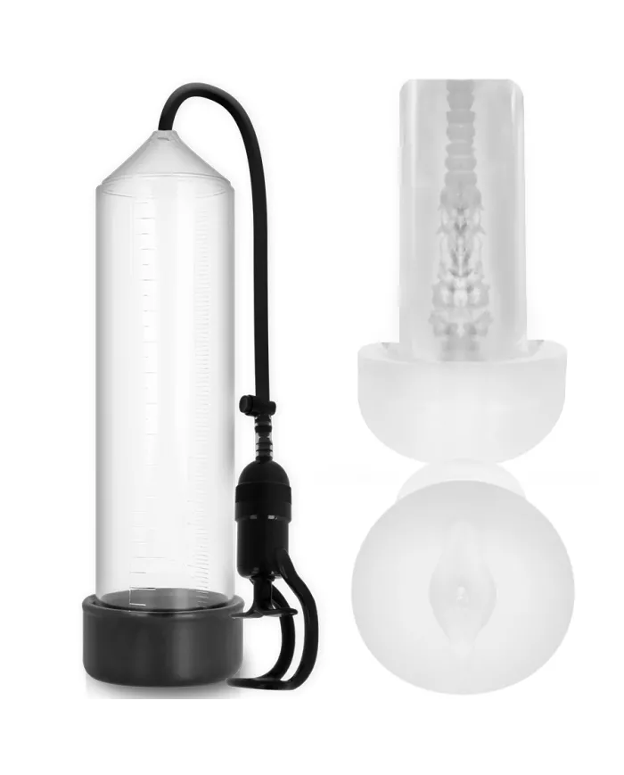 PUMP ADDICTED - RX5 TRANSPARENT AVEC MASTURBATEUR