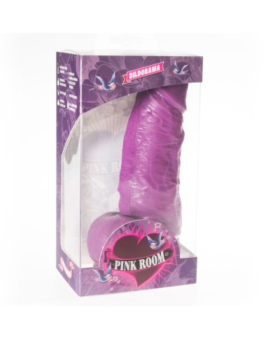 PINK ROOM - GODE RÉALISTE DAYAN VIOLET 17 CM