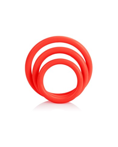 CALEXOTICS - JEU DE TROIS ANNEAUX ROUGE