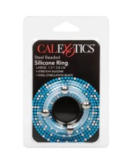 CALEXOTICS - BAGUE EN SILICONE PERLÉE ACIER L