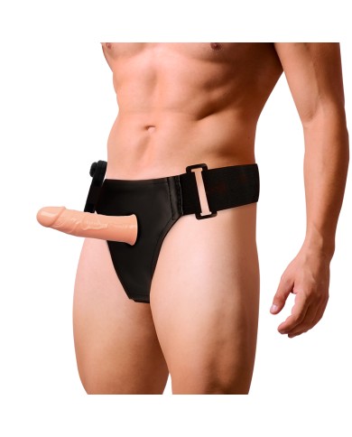 HARNESS ATTRACTION - GREGORY HOLLOW RNES AVEC VIBRATEUR 16.5 CM -O- 4.3 CM