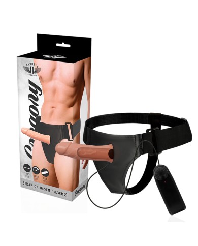 HARNESS ATTRACTION - GREGORY HOLLOW RNES AVEC VIBRATEUR 16.5 CM -O- 4.3 CM
