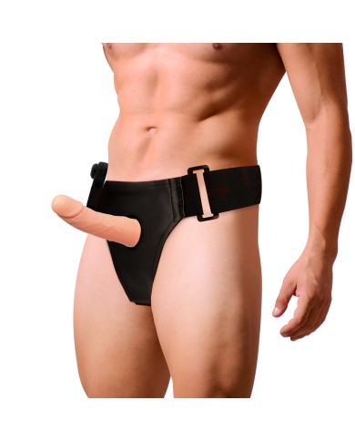 HARNESS ATTRACTION - RNES CADRES CREUX AVEC VIBRATEUR 15 CM -O- 5 CM