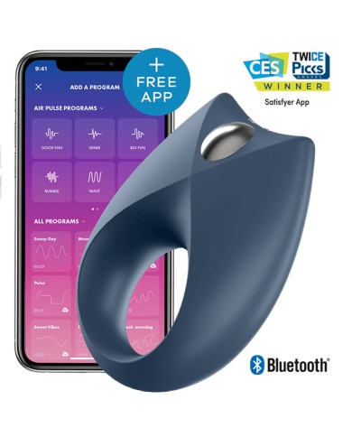 SATISFYER - APPLICATION PUISSANTE DE VIBRATEUR UN ANNEAU ROYAL