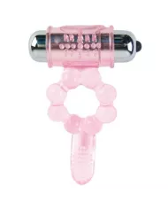 BAILE - ANNEAU SILICONE 10 RYTHMES DE LANGUE AVEC VIBRATION ROSE BAILE - ANNEAU SILICONE 10 RYTHMES DE LANGUE AVEC VIBRATION ROSE