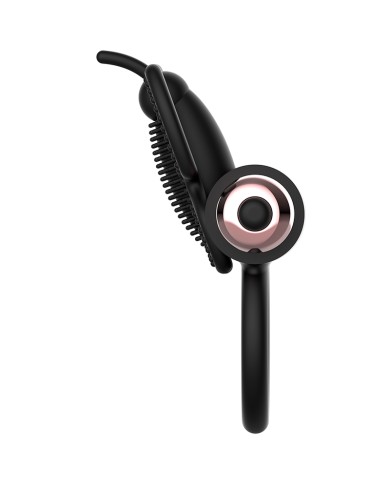 COQUETTE CHIC DESIRE - COCKRING PAPILLON AVEC VIBRATEUR NOIR/ OR