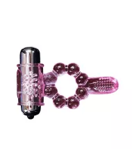 BAILE - ANNEAU SILICONE 10 RYTHMES DE LANGUE AVEC VIBRATION ROSE BAILE - ANNEAU SILICONE 10 RYTHMES DE LANGUE AVEC VIBRATION ROSE