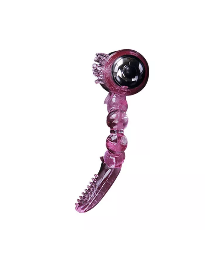 BAILE - ANNEAU SILICONE 10 RYTHMES DE LANGUE AVEC VIBRATION ROSE BAILE - ANNEAU SILICONE 10 RYTHMES DE LANGUE AVEC VIBRATION ROSE