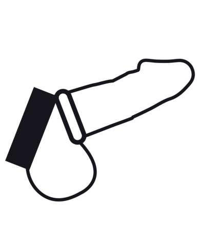 DARKNESS - ANNEAU MÉTALLIQUE POUR LE PÉNIS ET LES TESTICULES