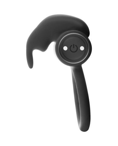 BLACK&SILVER - BURTON RING 10 MODES DE VIBRATION NOIR