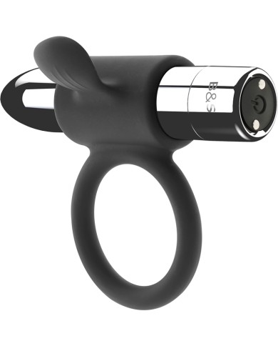 BLACK&SILVER - BAGUE RECHARGEABLE CAMERON ARGENT