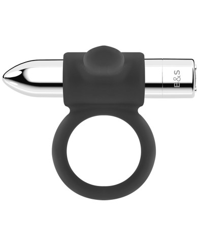 BLACK&SILVER - BAGUE RECHARGEABLE CAMERON ARGENT