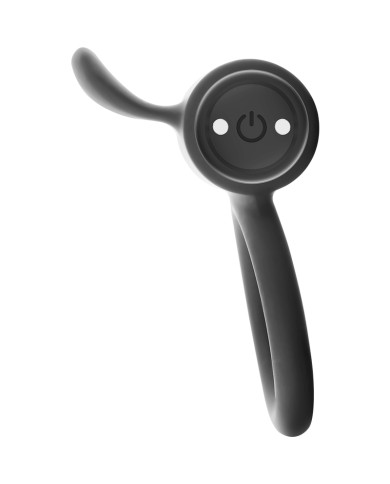 BLACK&SILVER - BAGUE RECHARGEABLE CAMERON NOIR