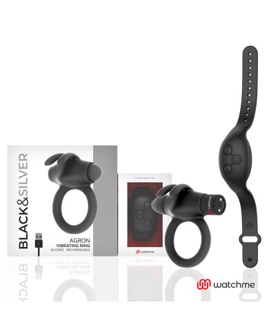 BLACK&SILVER - AGRON TÉLÉCOMMANDE COCKRING WATCHME