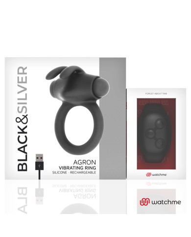 BLACK&SILVER - AGRON TÉLÉCOMMANDE COCKRING WATCHME