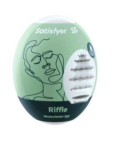SATISFYER - OEUF DE MASTURBATEUR RIFFLE
