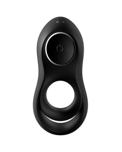 SATISFYER - VIBRATEUR ANNEAU DUO LÉGENDAIRE NOIR