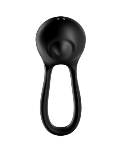 SATISFYER - VIBRATEUR ANNEAU MAJESTIC DUO NOIR