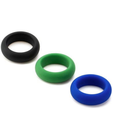 JE JOUE - ENSEMBLE SILICONE ANNEAUX PÉNIS SILICONE