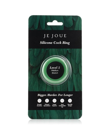JE JOUE - BAGUE SILICONE VERTE CHOKE MOYEN