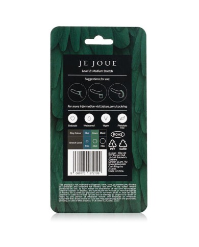 JE JOUE - BAGUE SILICONE VERTE CHOKE MOYEN