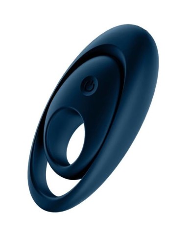 SATISFYER - VIBRATEUR ANNEAU GLORIOUS DUO BLEU