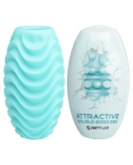 PRETTY LOVE - OEUF MASTURBATEUR DOUBLE FACE TURQUOISE