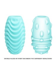 PRETTY LOVE - OEUF MASTURBATEUR DOUBLE FACE TURQUOISE