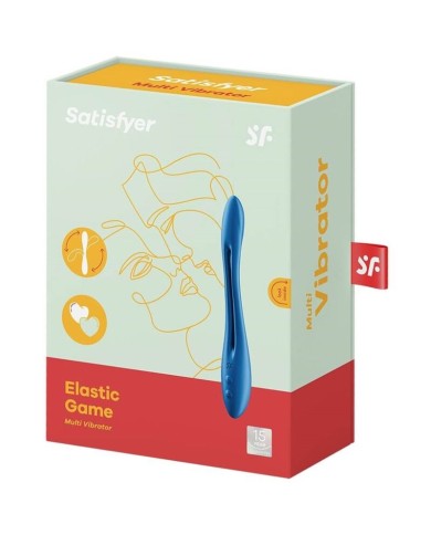 SATISFYER - VIBRATEUR MULTI ÉLASTIQUE GAME BLEU