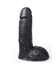 HUNG SYSTEM - GODE RÉALISTE COULEUR NOIR CESAR 19 CM
