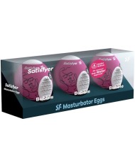 SATISFYER - 3 OEUFS MASTURBATEURS BUBBLE