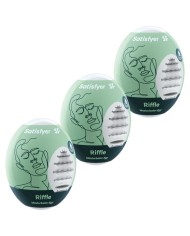 SATISFYER - 3 OEUFS MASTURBATEURS RIFFLE