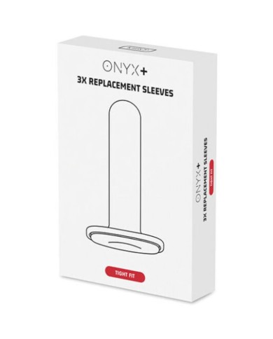 KIIROO - ONYX+ HOUSSE DE REMPLACEMENT 3 UNITÉS - AJUSTEMENT SERRÉ