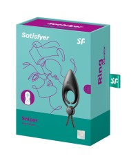 SATISFYER - VIBRATEUR ANNEAU SNIPER BLEU