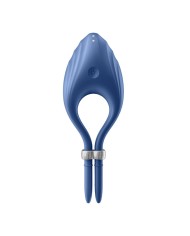 SATISFYER - VIBRATEUR ANNEAU DUELIST BLEU