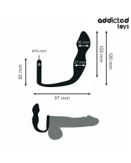 ADDICTED TOYS - PLUG ANAL AVEC ANNEAU MODÈLE 2