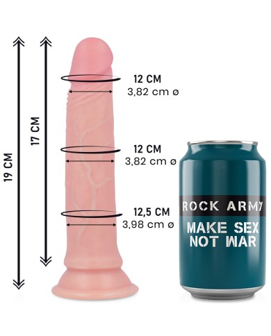 ROCKARMY - LIQUIDE SILICONE PREMIUM AVENGER REALISTIC 19 CM -O- 3.98 CM