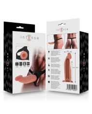 INTENSE - HARNAIS CREUX AVEC GODE 18 X 3,5 CM