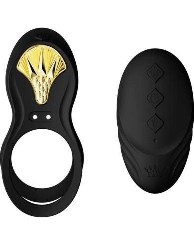ZALO - BAGUE VIBRANTE COUPLES BAYEK NOIR