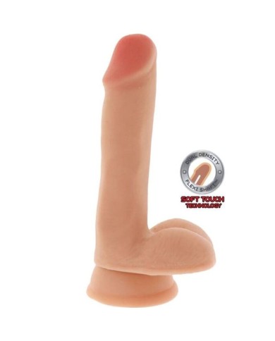GET REAL - GODE DOUBLE DENSITÉ 17 CM BALLES PEAU