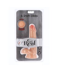 GET REAL - GODE DOUBLE DENSITÉ 17 CM BALLES PEAU