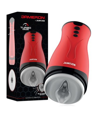 JAMYJOB - MASTURBATEUR À ASPIRATION ET VIBRATION DAMERON