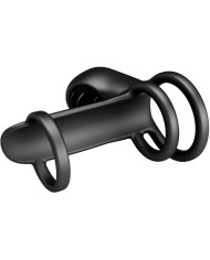 PRETTY LOVE - GAINE PÉNIS JAMMY 12 VIBRATIONS AVEC LANGUE EN SILICONE RECHARGEABLE