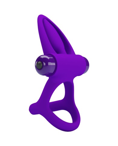 PRETTY LOVE - ANNEAU VIBRATEUR 10 VIBRATIONS SILICONE VIOLETTE