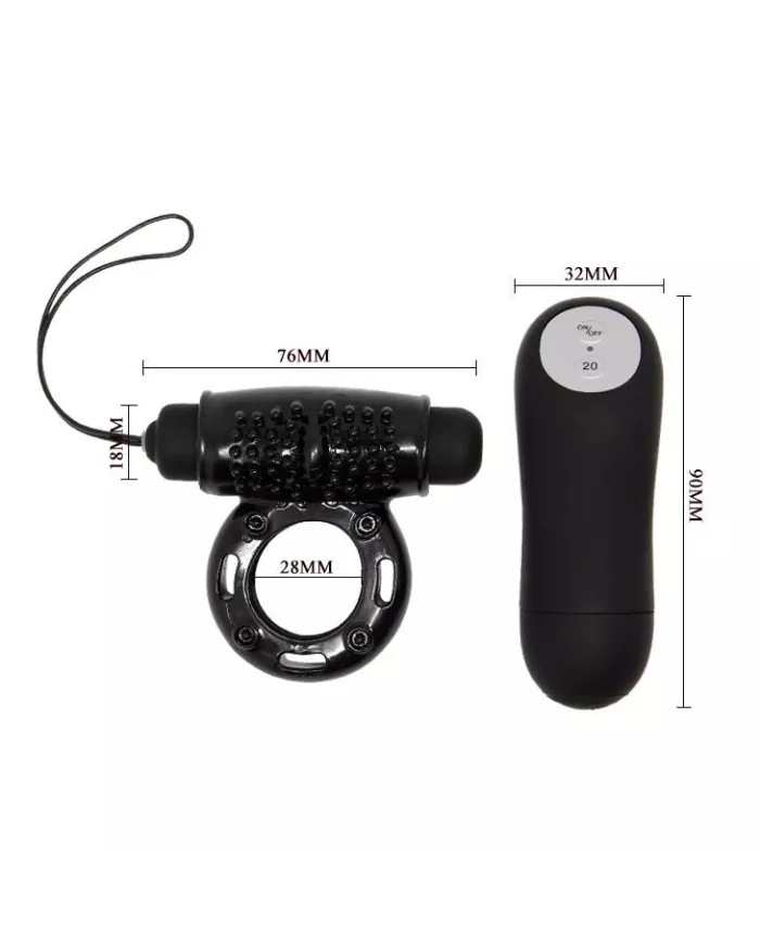 BAILE - ANNEAU DE TÉLÉCOMMANDE NOIR 20V