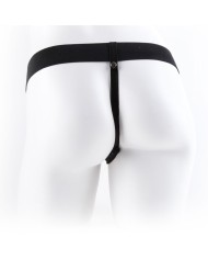 FETISH FANTASY SERIES - HARNAIS RÉGLABLE TÉLÉCOMMANDE PÉNIS RÉALISTE AVEC TESTICULES 23 CM