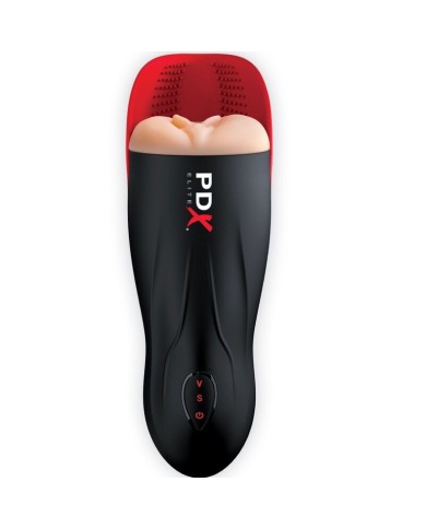 PDX ELITE - STROKER FUCK-O-MATIC VAGIN DOUBLE VIBRATION PÉNIS ET TESTICULES